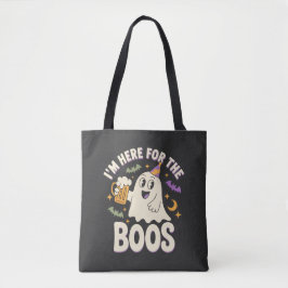 Bolsa Tote Estou Aqui para os Vaias Funny Halloween