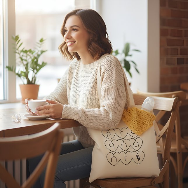 Bolsa Tote Estou bonito grávida (Perfect for appointments, errands & everyday mama life)
