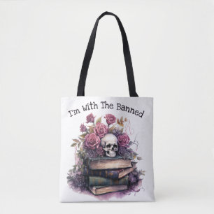 Bolsa Tote Estou Com Os Banidos, Amante De Livros