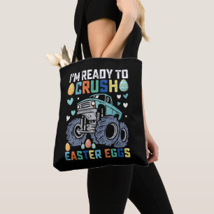 Bolsa Tote Estou Preparado Para Esmagar Ovos De Páscoa Monste