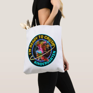 Bolsa Tote Estou pronto para arrasar no jardim de infância