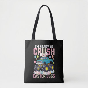 Bolsa Tote Estou Pronto Para Esmagar Ovos De Páscoa Caminhão