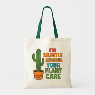 Bolsa Tote Estou Silenciosamente Julgando o Seu Cuidado com a