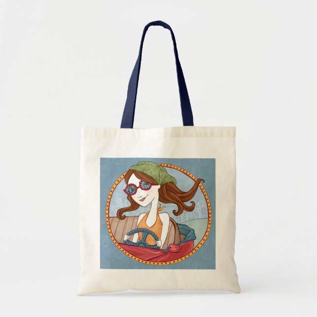 Bolsa Tote Estrada Trippin Bolsa-Azul (Frente)
