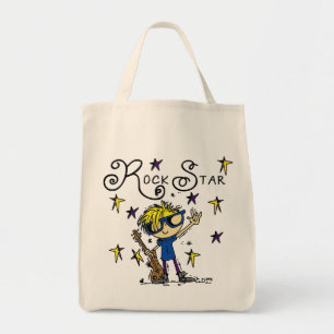 Bolsa Tote Estrela de Rock Loura