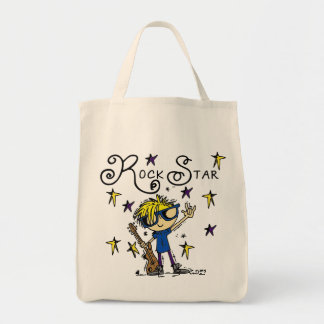 Bolsa Tote Estrela de Rock Loura