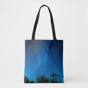 Bolsa Tote estrela do céu estrelado da Via Látea