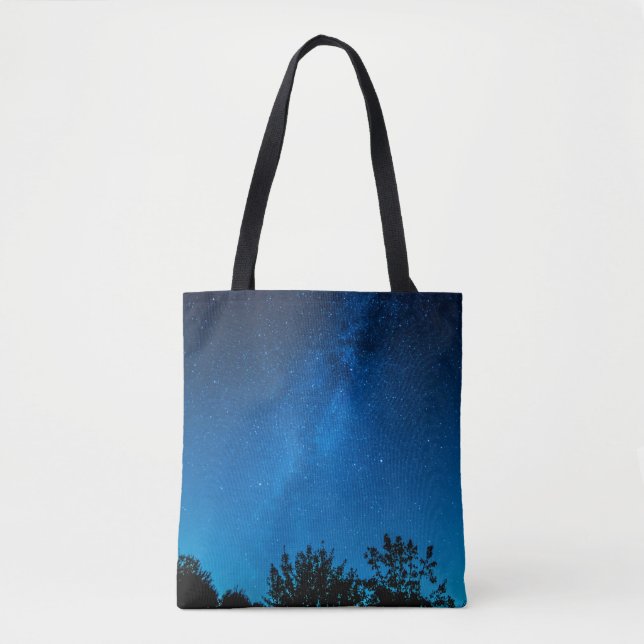 Bolsa Tote estrela do céu estrelado da Via Látea (Frente)
