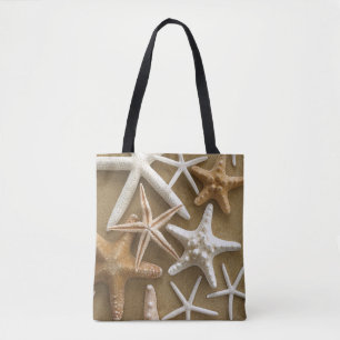 Bolsa Tote Estrela do mar na areia