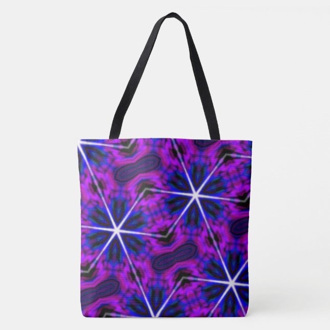 BOLSA TOTE ESTRELA MODERNA AZUL-PURPLE AZUL (Frente)
