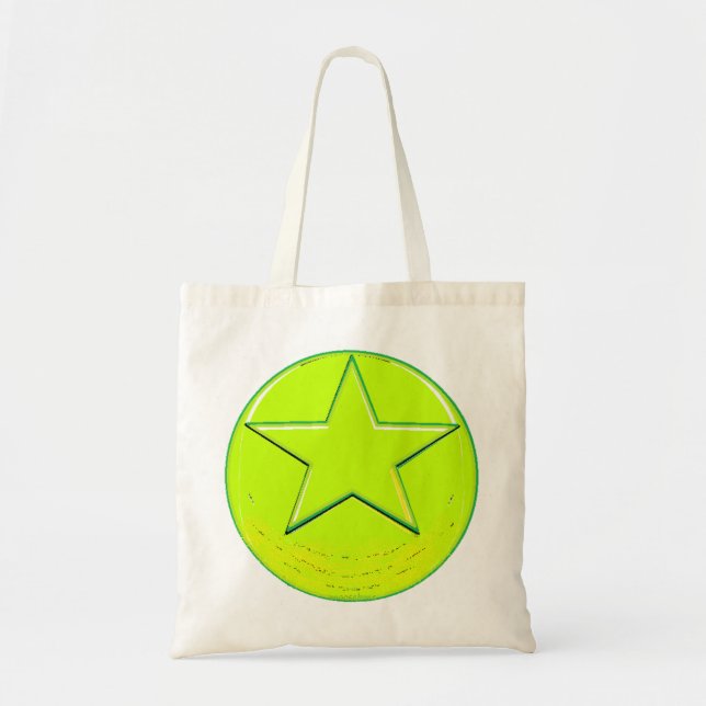 Bolsa Tote Estrela Verde (Frente)