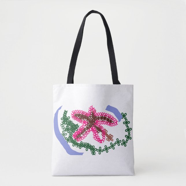 Bolsa Tote Estrelas-do-mar amam  (Frente)