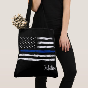 Bolsa Tote Estrelas e Barra de Toques de Stripes