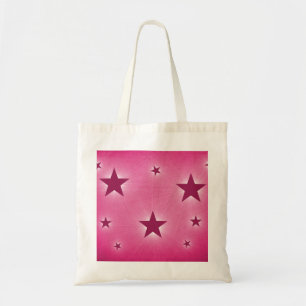 Bolsa Tote Estrelas na sacola do céu nocturno, magenta