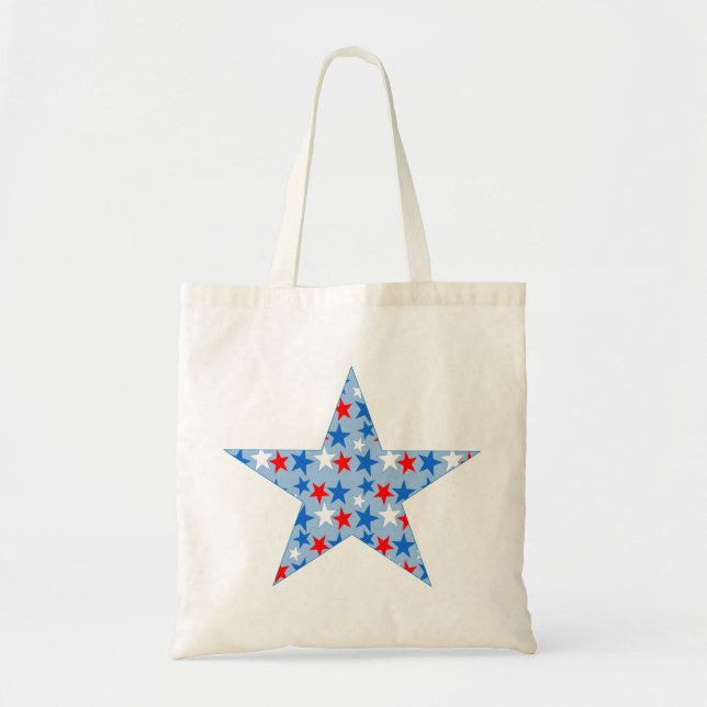 Bolsa Tote Estrelas Patriotas (Frente)