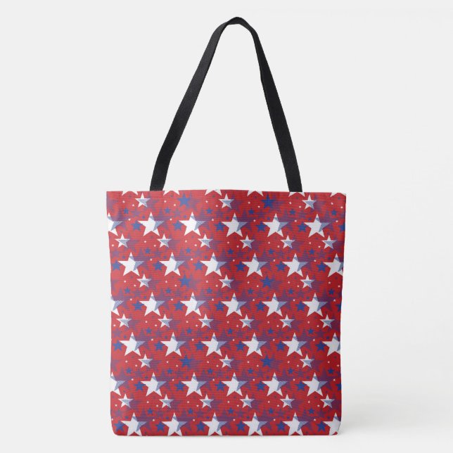 Bolsa Tote Estrelas Patriotas (Frente)