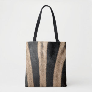 BOLSA TOTE ESTRUTURA DE IMPRESSÃO ANIMAL ZEBRA