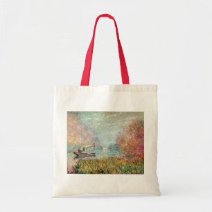 Bolsa Tote Estúdio do barco de Claude Monet   no Seine