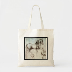 Bolsa Tote Estudo Da Vinci Horse Renascance Sketch Belas Arte