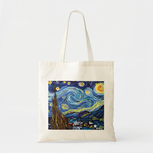 Bolsa Tote Estudo digital do vetor de Vincent van Gogh (Frente)