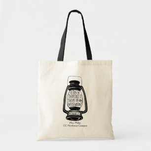 Bolsa Tote Et Lux In Tenebris John 1 Latino Verso