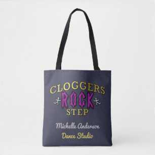 Bolsa Tote Etapa da rocha de Cloggers adiciona o nome