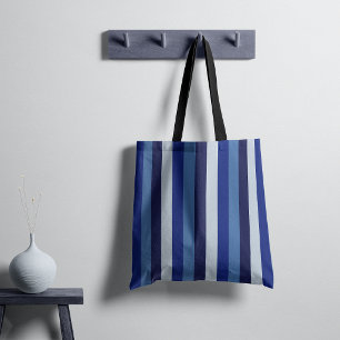 Bolsa Tote Eterno Stripes Marinho Azul