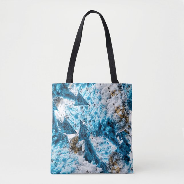 Bolsa Tote Ethereal Velocity: Geometric Cloud & Arrow Fusion (Frente)