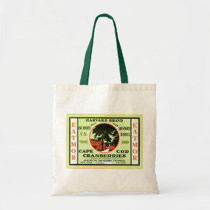 Bolsa Tote Etiqueta da caixa da fruta do vintage