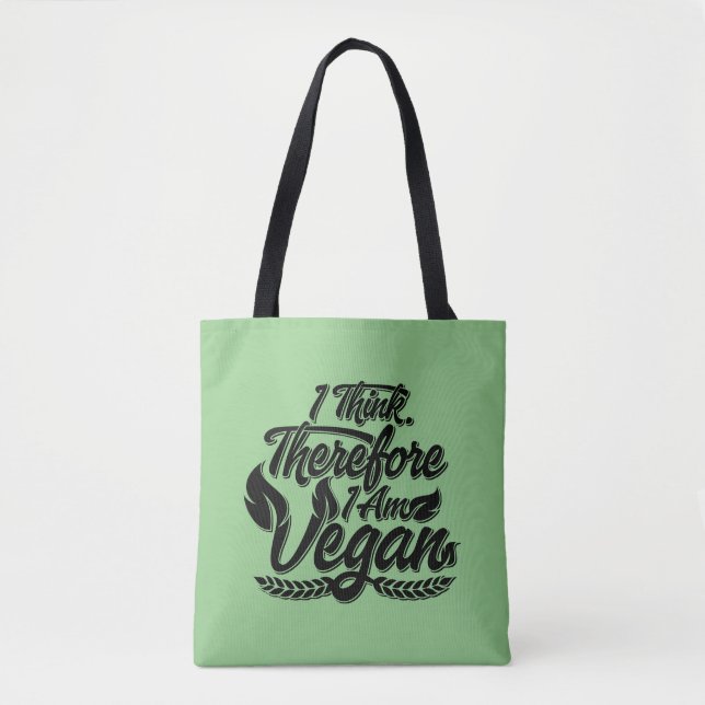 Bolsa Tote Eu Acho, Por Isso Sou Vegan (Frente)