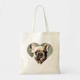 BOLSA TOTE EU ADORO BULLDOGOS FRANCESES! UM CACHORRO FRANCÊS 