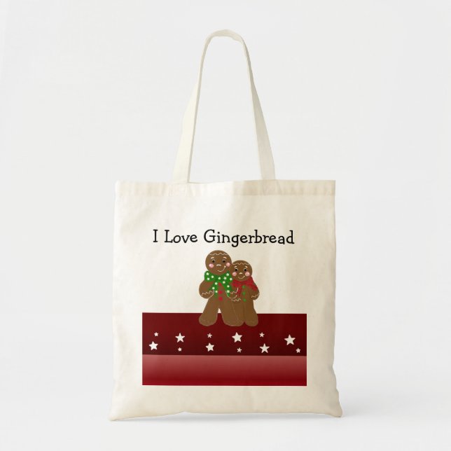 Bolsa Tote Eu Adoro Gingerpão (Frente)