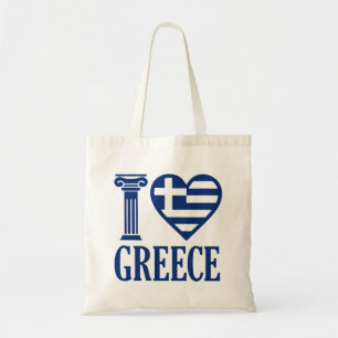Bolsa Tote Eu adoro Grécia