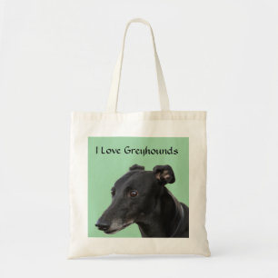 Bolsa Tote Eu Adoro Greyhounds Canvas Orçamento Tote Bag