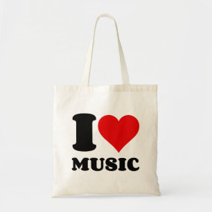 Bolsa Tote Eu adoro música