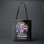Bolsa Tote Eu adoro quando Acordar e Donald Trump meu preside<br><div class="desc">Adoro quando Acordar e Donald Trump é meu presidente Trump/Vance 2025</div>