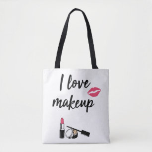 Bolsa Tote Eu amo a composição
