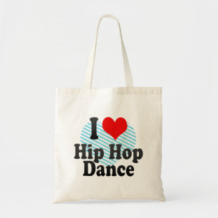 Bolsa Tote Eu amo a dança de Hip Hop