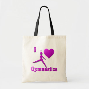 Bolsa Tote eu amo a ginástica #8