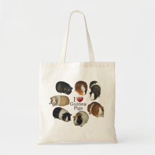Bolsa Tote Eu amo a sacola das cobaias