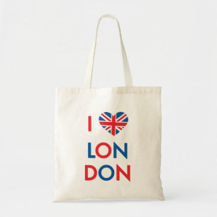 Bolsa Tote Eu amo a sacola de Londres
