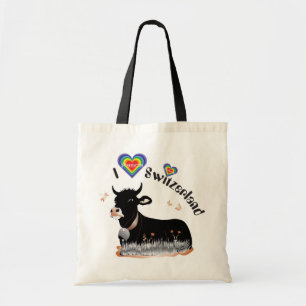 Bolsa Tote Eu amo a Suiça Tasche