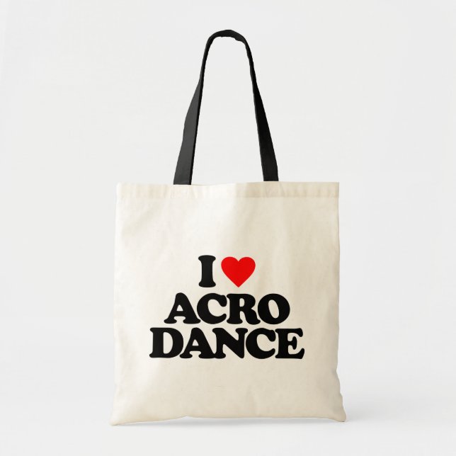 BOLSA TOTE EU AMO ACRO DANCE (Frente)