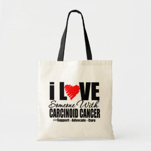 Bolsa Tote EU AMO alguém com os presentes CARCINOID do CANCE