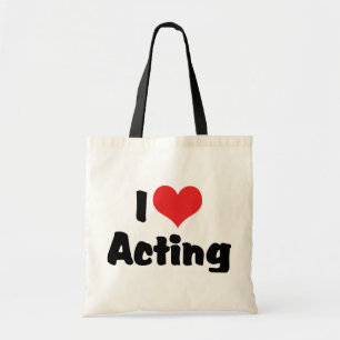 Bolsa Tote Eu Amo Atuação do Coração - Teatro de Artes Cênica
