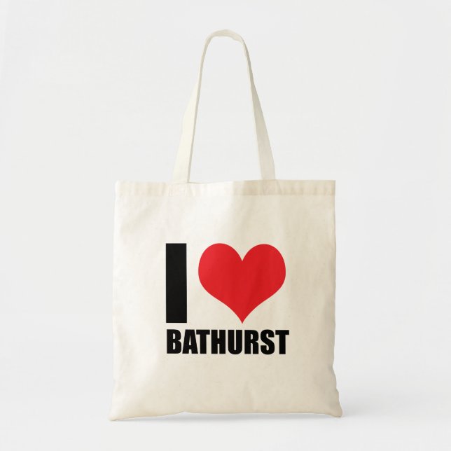 Bolsa Tote Eu amo Bathurst (Frente)