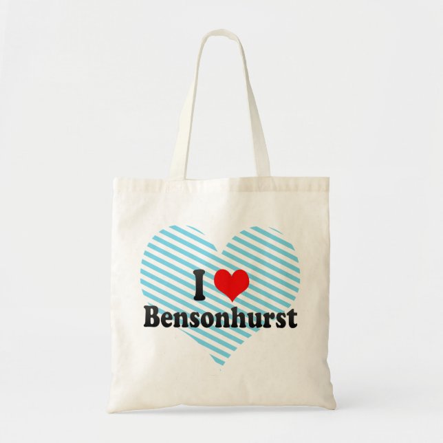 Bolsa Tote Eu amo Bensonhurst, os Estados Unidos (Frente)