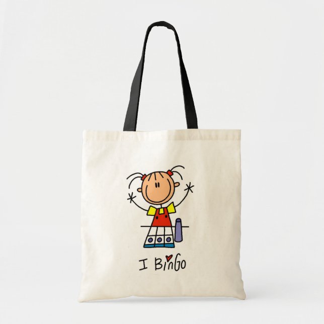 Bolsa Tote Eu Amo Bingo (Frente)