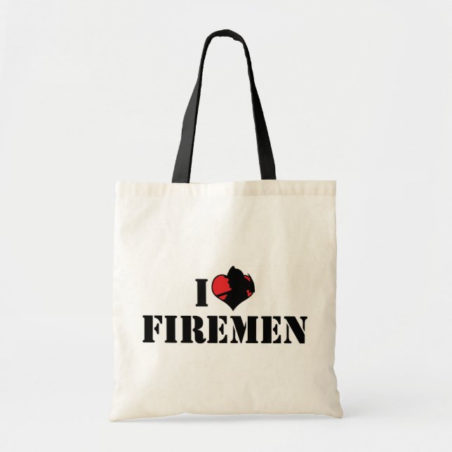 Bolsa Tote Eu Amo Bombeiros (Frente)