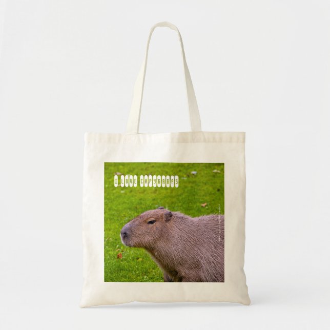 Bolsa Tote Eu amo Capybaras Bag (Frente)